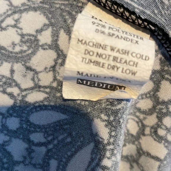 Moa Moa Black & Cream Fitted Dress – Size Medium - Picture 11 of 11